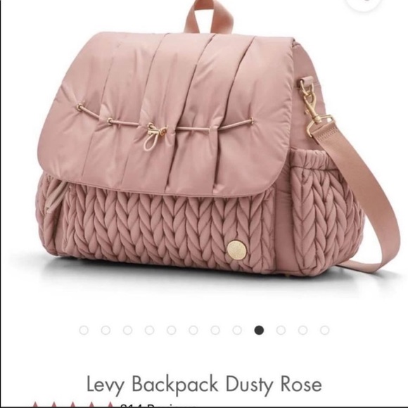 Happ Brand Handbags - Happ brand Levy backpack Diaper Bag in Dusty Rose